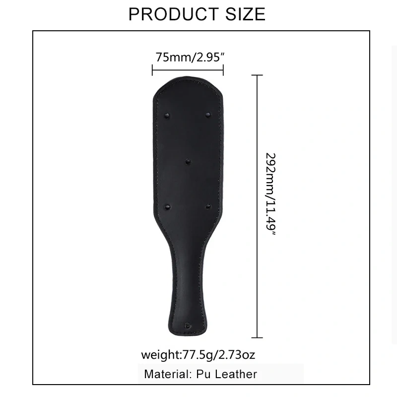 Bondage Gear Black Brown BDSM Kits PU Leather Square Round Head Paddle Adult Sex Toys SM and Whip Type Juguetes Sexuales