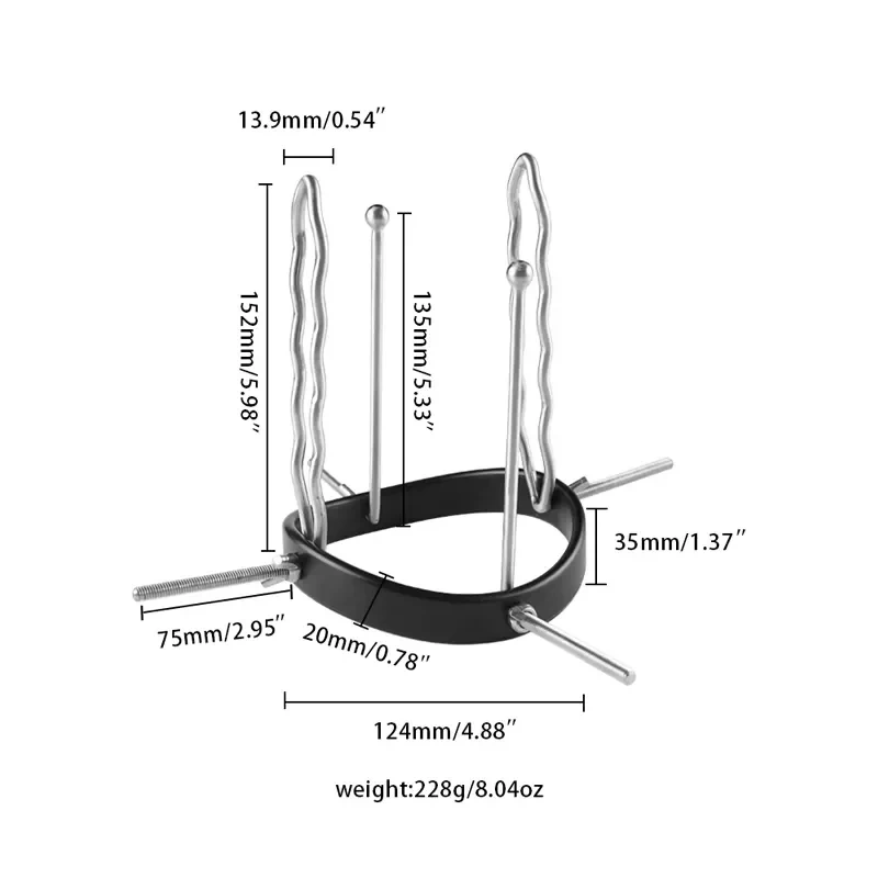 Extreme Anal Stretching Expanding Adjustable Speculum Sex Toys Stainless Steel Metal Butt Plug Adjustable Anal Dilator