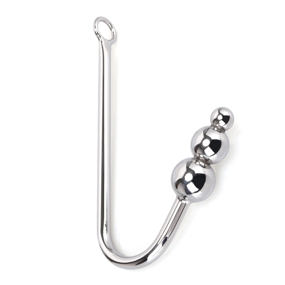 Stainless Steel Anal Toys for Men and Women 3 Balls Anal Hook and Bondage Gear Butt Plug Adult Sex Juguetes Sexuales
