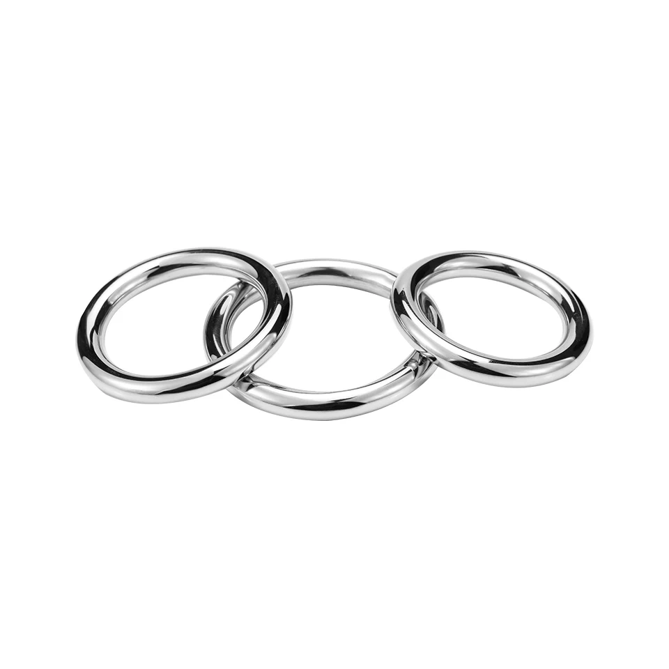 Men's Stainless Steel Cock Ring Penis Ring Sex Toys for Delay Ejaculation Juguetes Sexuales Para Hombres