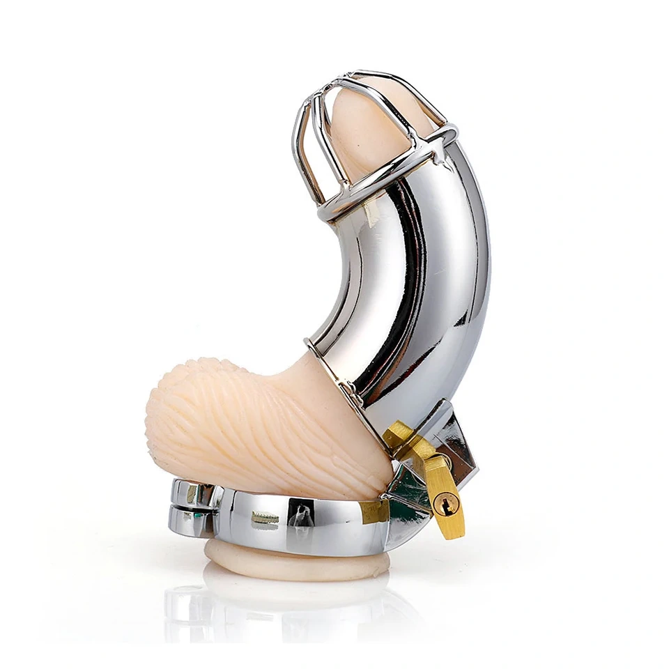 3 Size Ring Chastity Device Stainless Steel Semi-Closed Chastity Cage Sex Toys for Men BDSM Games Adult Sex Usage