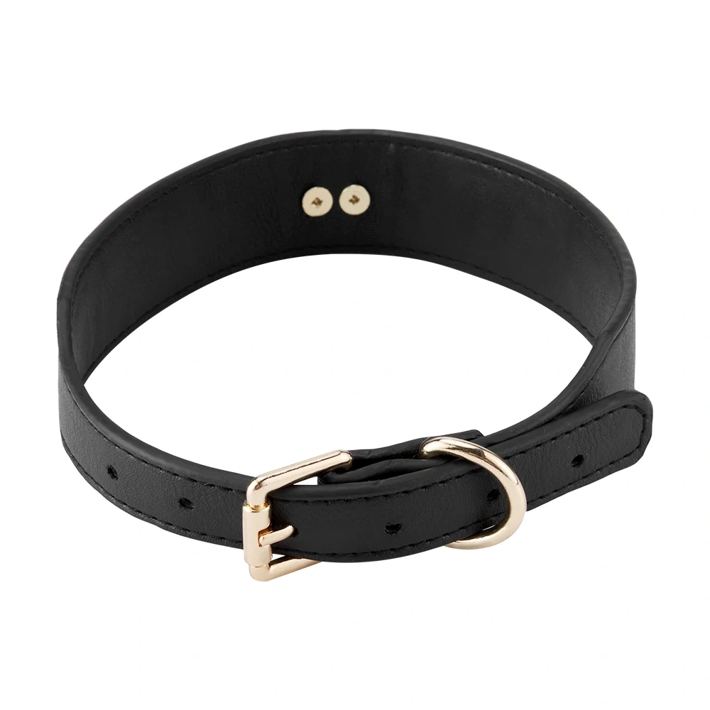 Exquisite O-Ring Collar Bondage Gear PU Leather Sex Toys for Adults Chain Leash Collar Kit with Adult Juguetes Sexuales