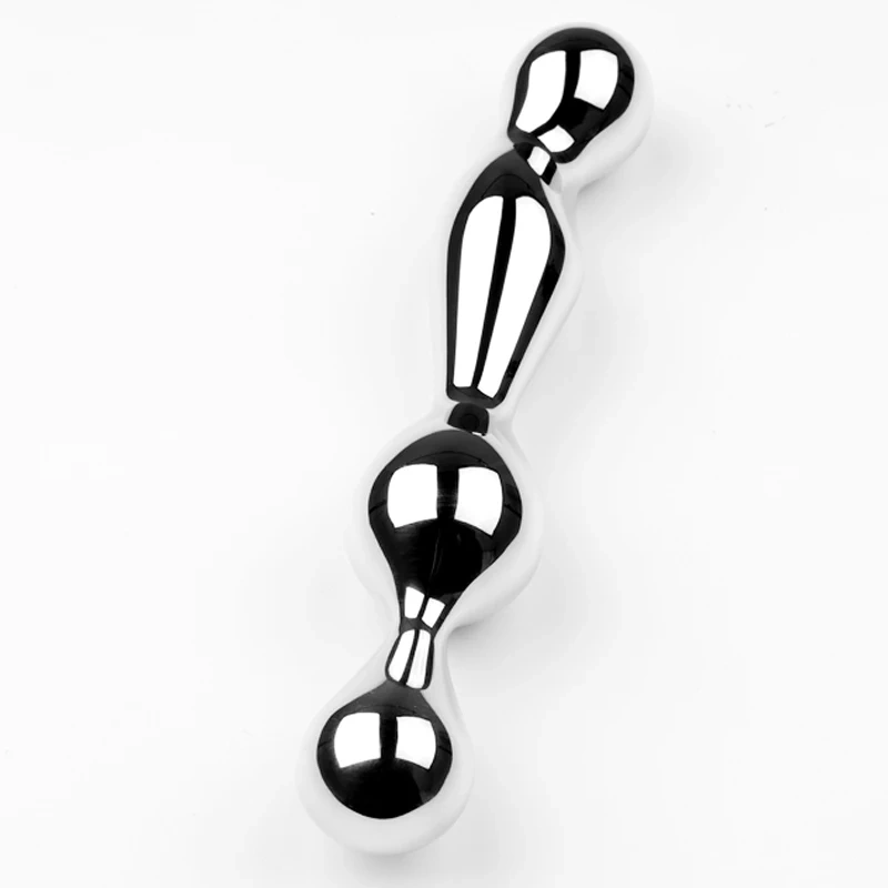 Stainless Steel Anal Plug for Men/Women Round Ball Design for Prostate G-Spot Massage Butt Plug Sex Toys for Couples
