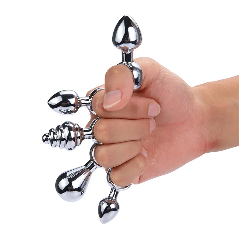 Mini 5 Size Metal Anal Plug Sex Toys Butt Plug Design Male Rings for Women and Men Juguetes Sexuales