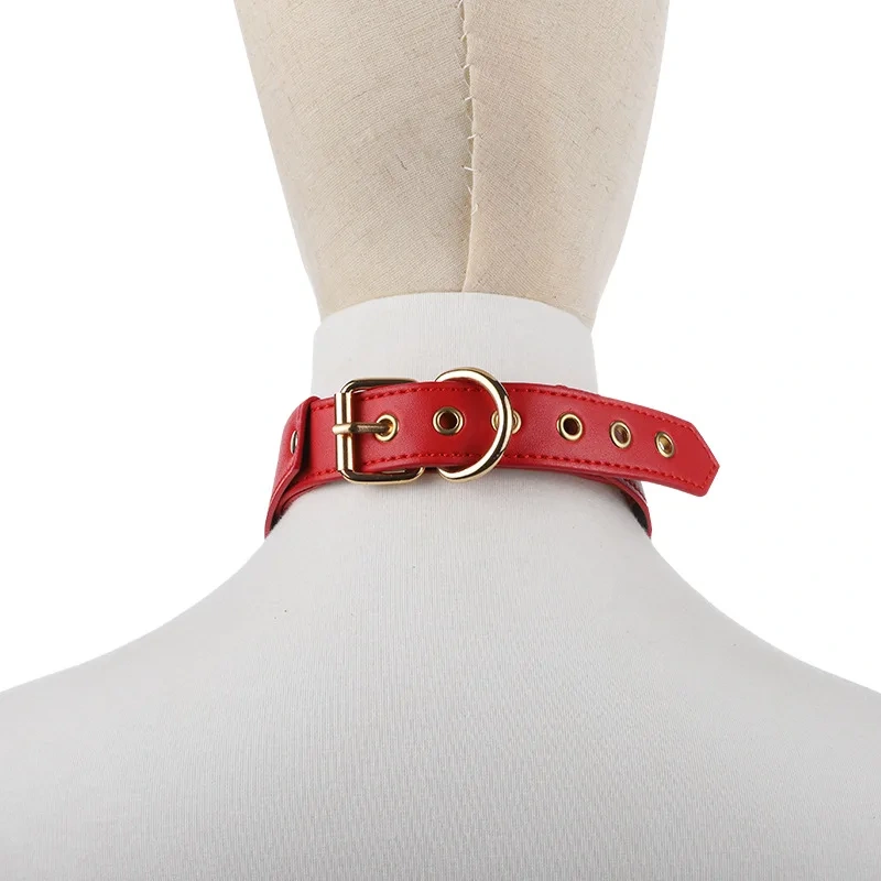 Black Red Pink Colla Bondage Kits with PU Leather Sex Harness Gear for Women's SM Roleplay Toys and Juguetes Sexuales