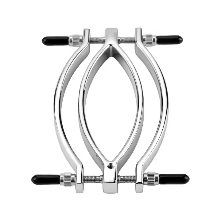 Women's Metal Silicone Clitoris Clamp for G-Spot Stimulation Vagina Speculum