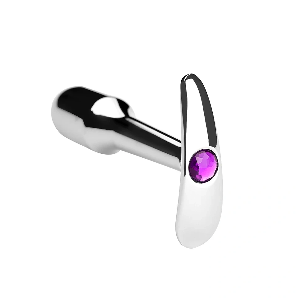 Bullet-Head Metal Sex Anal Plug Anchor-Base Butt Toy for Women Used in Sex Games From Anal Sex Toy Collection