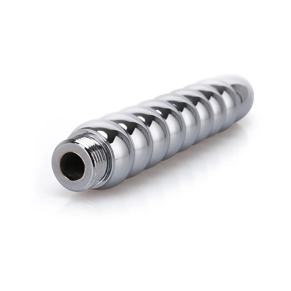 9 Bead-Type Aluminium Alloy Shower Douche Nozzles Metal Anal Vagina Cleaner Beads Hollow Dildo Juguetes Sexuales