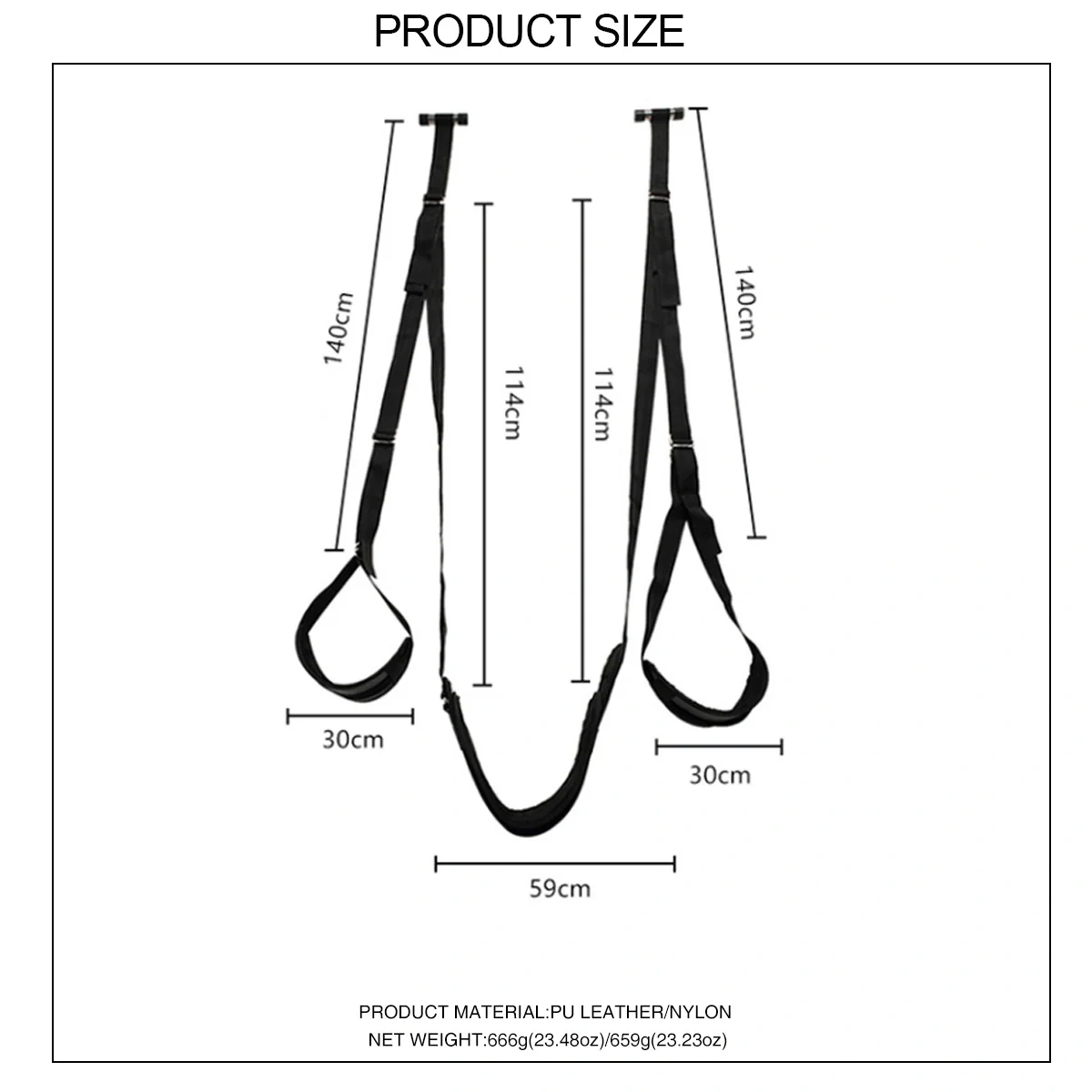 Nylon and Pu Leather Waist and Leg Bondage Belt Black Bondage Gear Kits with Handcuffs BDSM Sex Toys for Adults