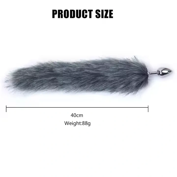 Long Fox Tail Butt Plug Anal Massager Cosplay Anal Plug Sex Toys for Women Colorful Jeweltes Sexuales