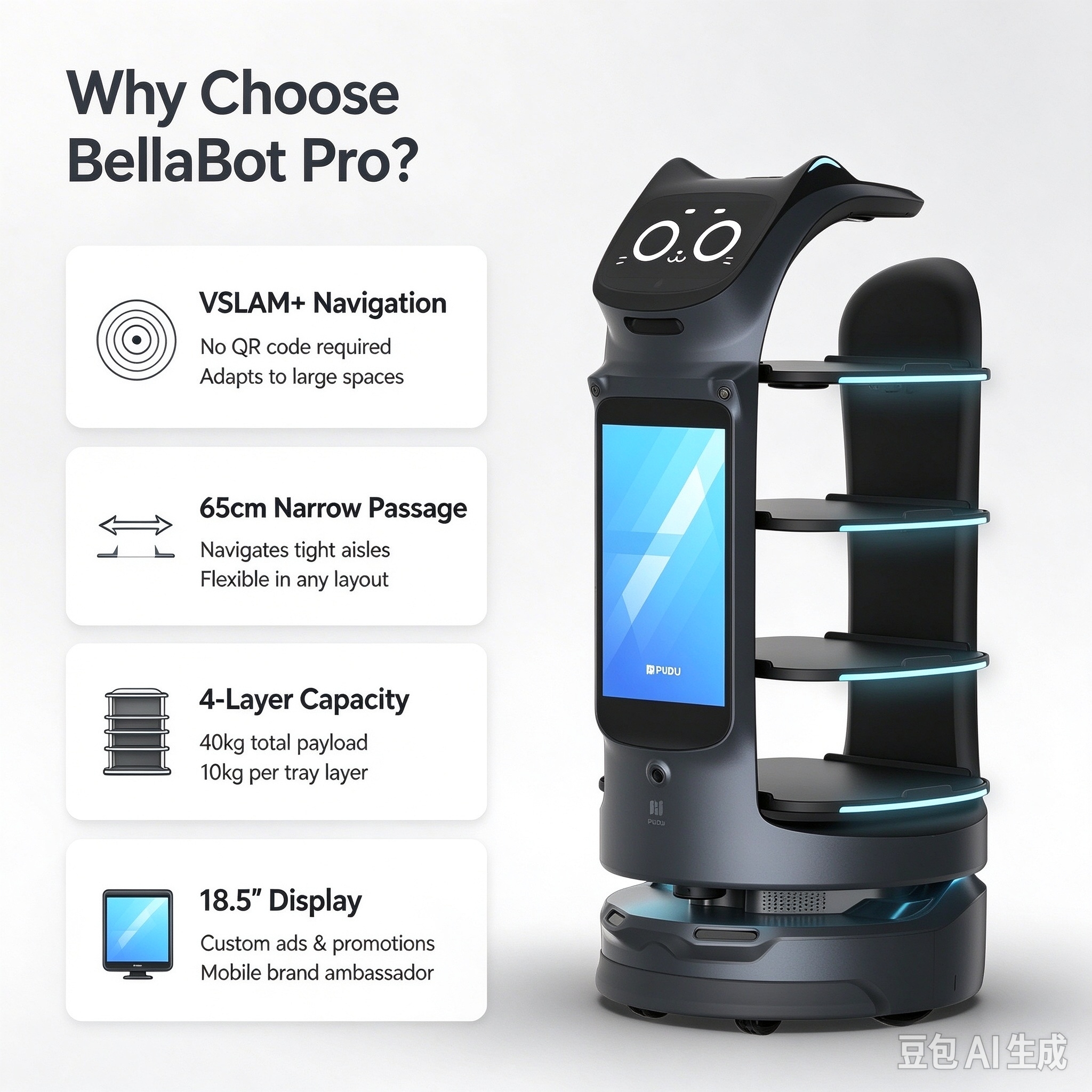 BellaBot (Commercial Delivery Robot)