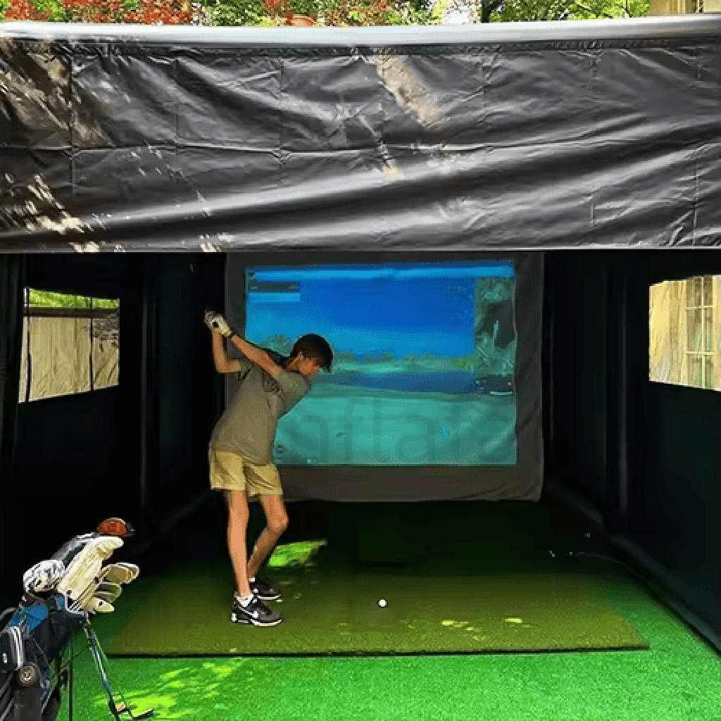 Inflatable Golf Simulator Tent