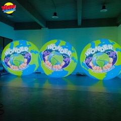 Custom Inflatable Logo Ball with LED/RGB Lighting-1