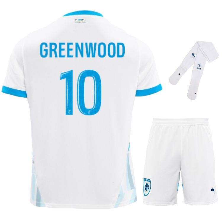 OM Home 2024 2025 Grennwood Kids Kit Jersey