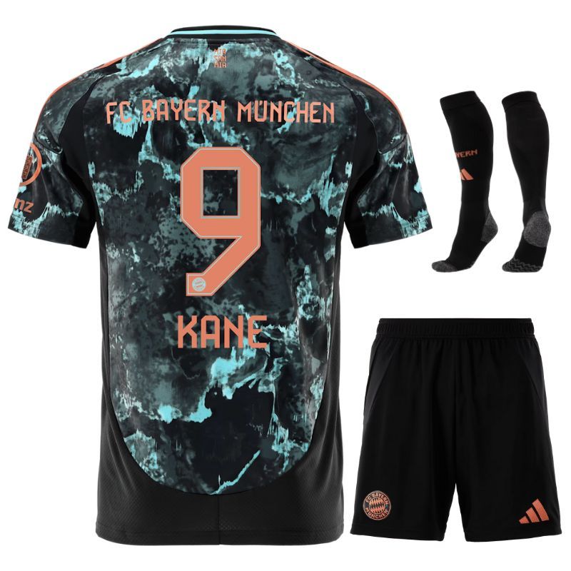 Bayern Munich Away Kids Kit Jersey 2024 2025 Kane