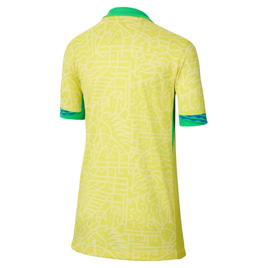 Brazil Home Kids Kit Jersey 2024 2025