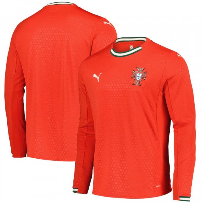 Portugal Home Jersey 2025 2026 Long Sleeve
