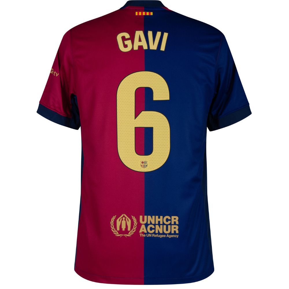 Barca 2024 2025 Home Kit Jersey Gavi