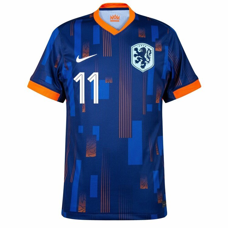 2024 2025 Gakpo Netherlands Away Jersey