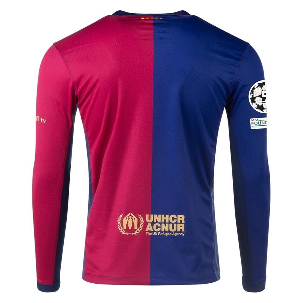 Barca 2024 2025 Long Sleeve Champions League Jersey