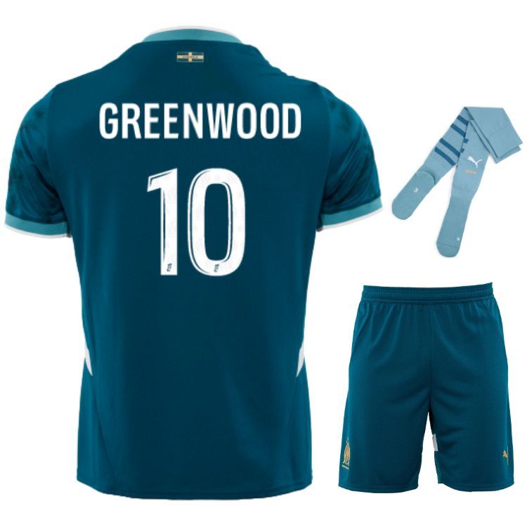 OM Away Kids Kit Jersey 2024 2025 Grennwood