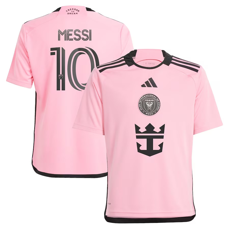 INTER MIAMI MESSI 2024 2025 HOME JERSEY KIDS