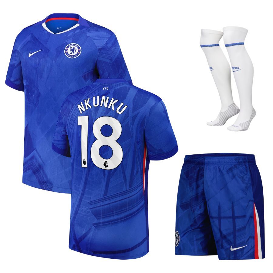 Chelsea Home 2025 2026 Kid's Kit Jersey Nkunku