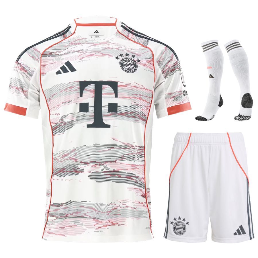 Bayern Munich Away Kids Kit Jersey 2025 2026