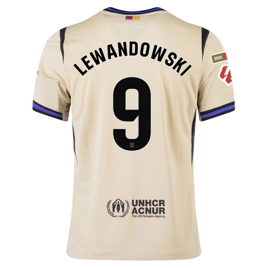 Barça Away Kids Kit Jersey 2025 2026 Lewandowski La Liga