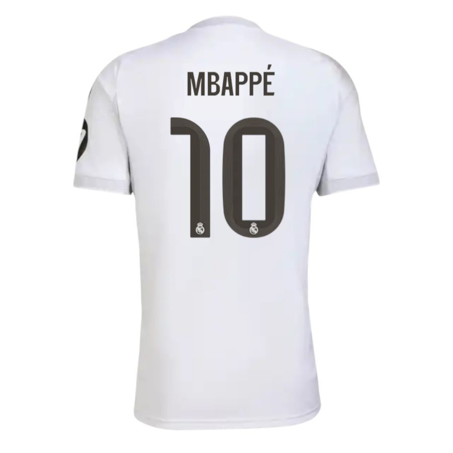 Real Madrid Home 2025 2026 Mbappé Kids Kit Jersey