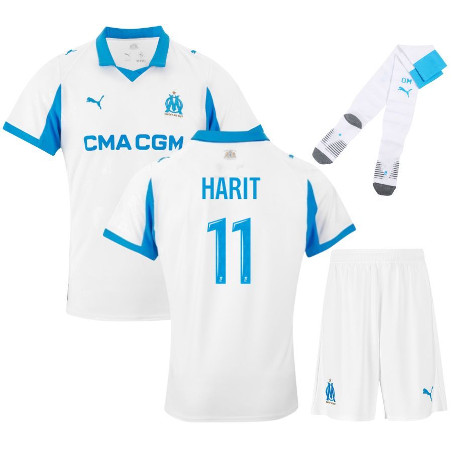 OM Home 2025 2026 Kids' Kit Jersey Harit
