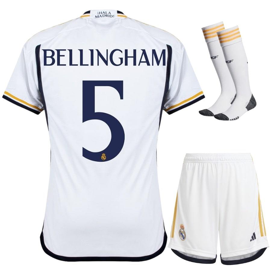 REAL MADRID HOME KIT KIT JERSEY 2023 2024 BELLINGHAM