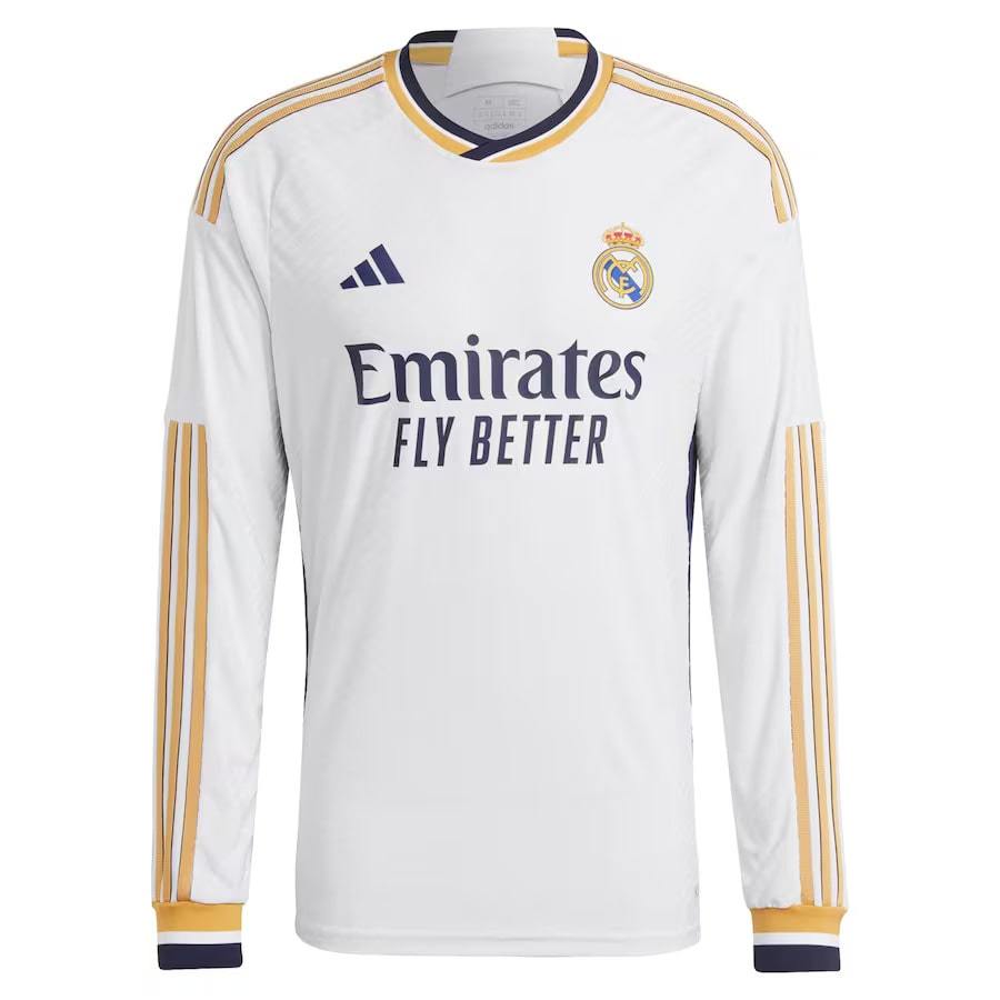 REAL MADRID HOME JERSEY 2023 2024 LONG SLEEVE VINI JR.