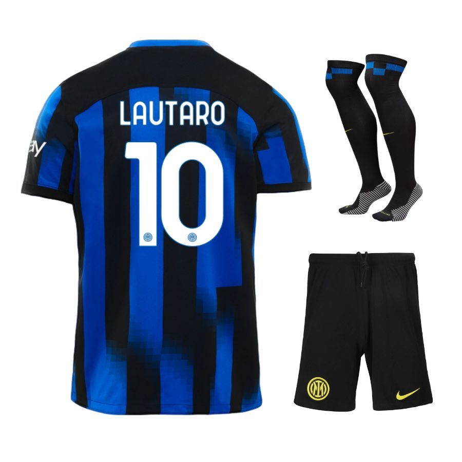 INTER MILAN HOME KIT KIT JERSEY 2023 2024 LAUTARO