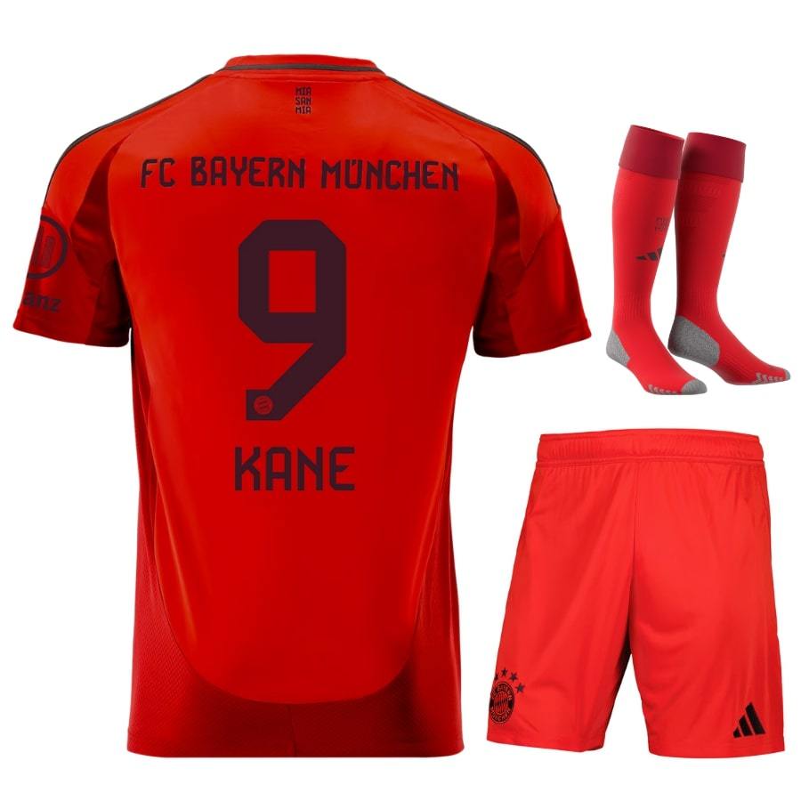 Bayern Munich Home 2024 2025 Kane Kids Kit Shirt