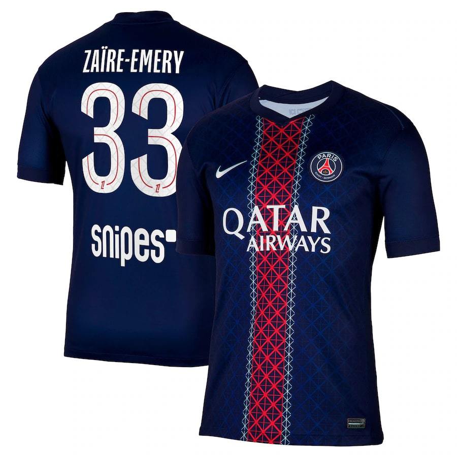 PSG Home Jersey 2025 2026 Zaire Emery