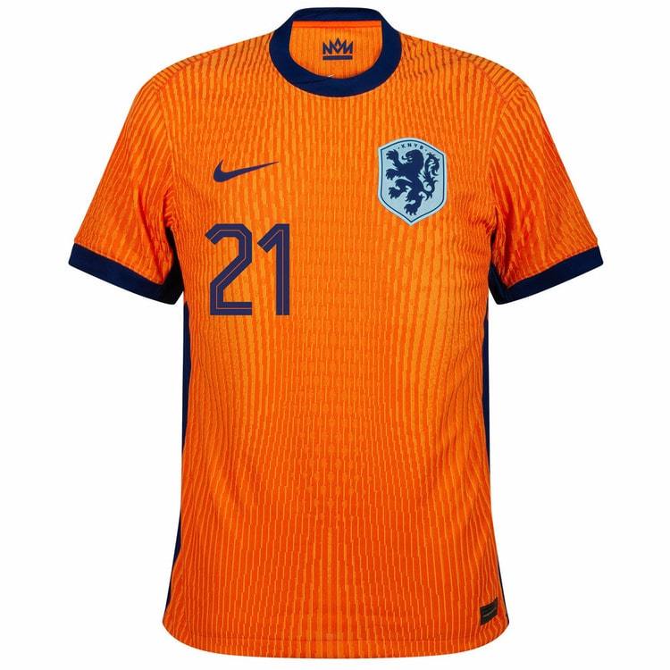 Netherlands Home Jersey 2024 2025 De Jong