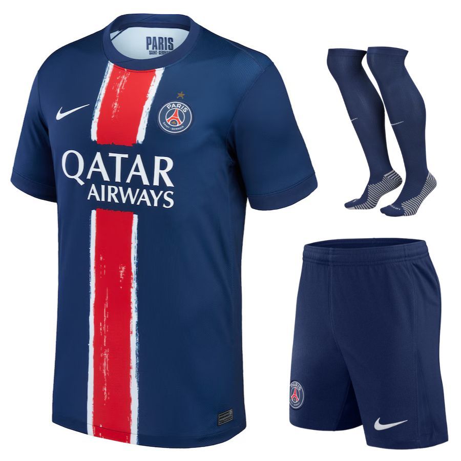 PSG Home 2024 2025 1 Star Kids Kit Jersey