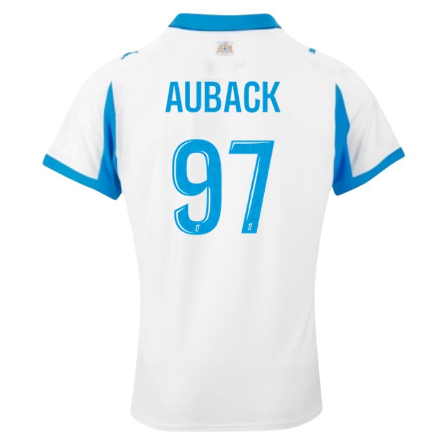 OM Home Jersey 2025 2026 Aubameyang AUBACK 97