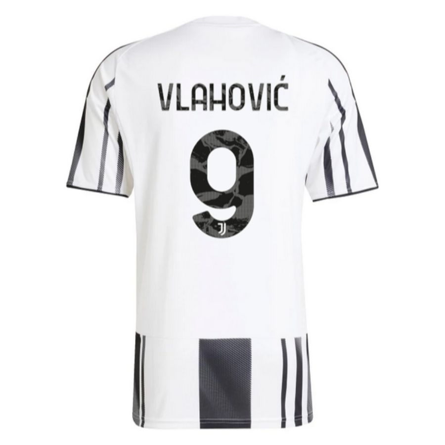 Juventus Home 2025 2026 Vlahovic Kids Kit Jersey