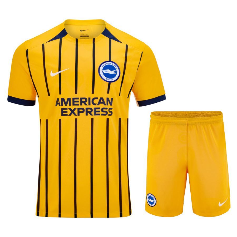 Brighton Away Kids Kit Jersey 2024 2025