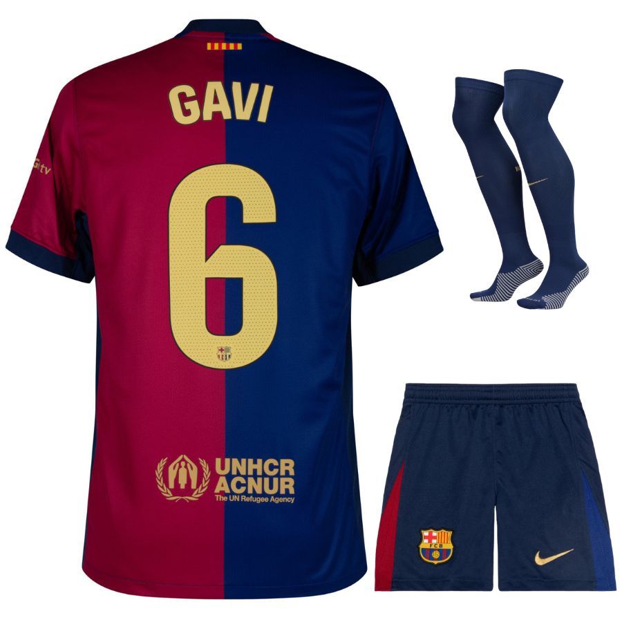 Barca 2024 2025 Home Kit Jersey Gavi