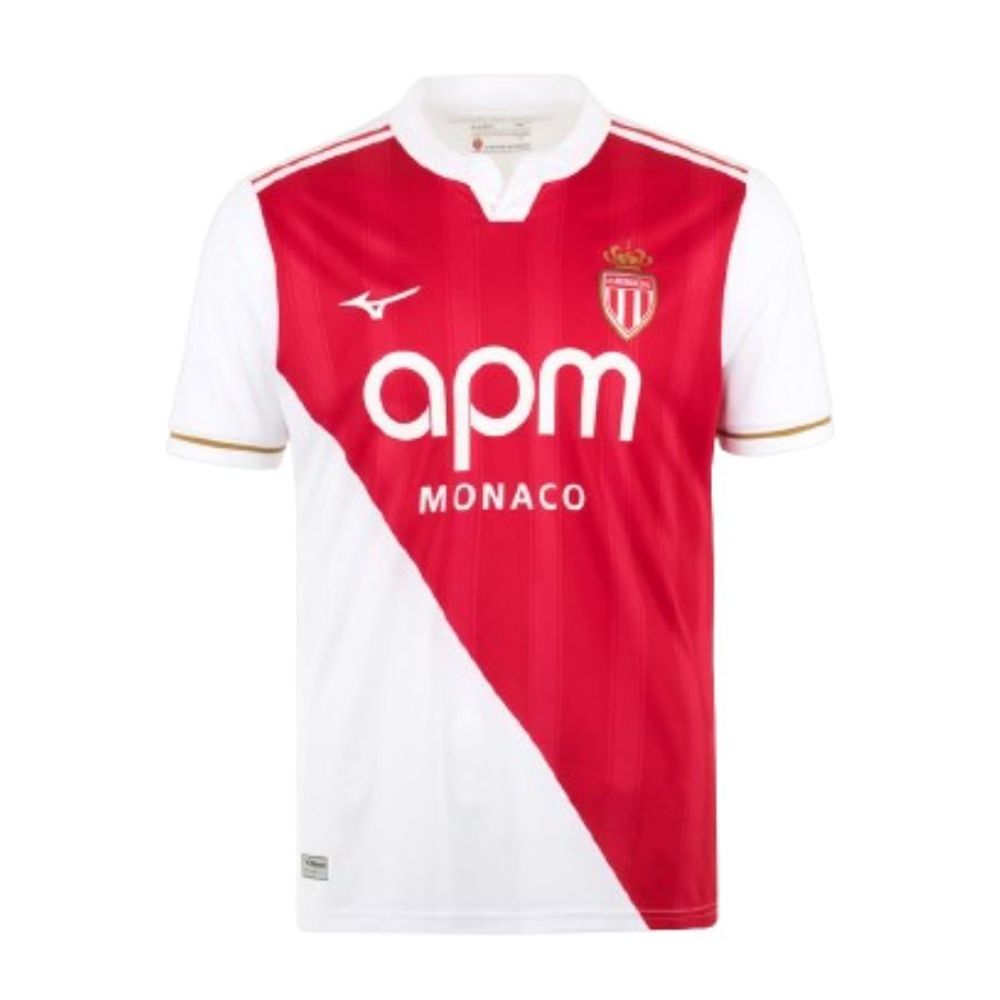 AS Monaco Home 2025 2026 Ansu Fati Kids Kit Jersey