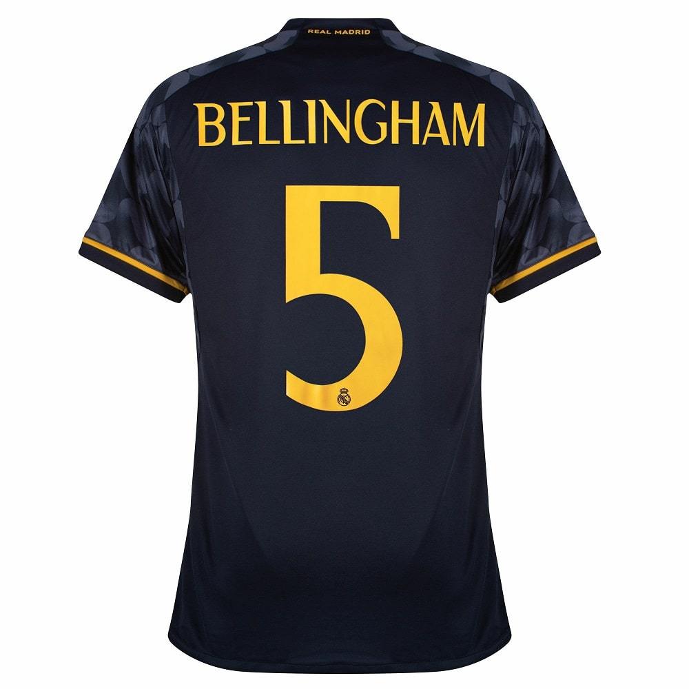 Real Madrid Away Kids' Kit Jersey 2023 2024 Bellingham