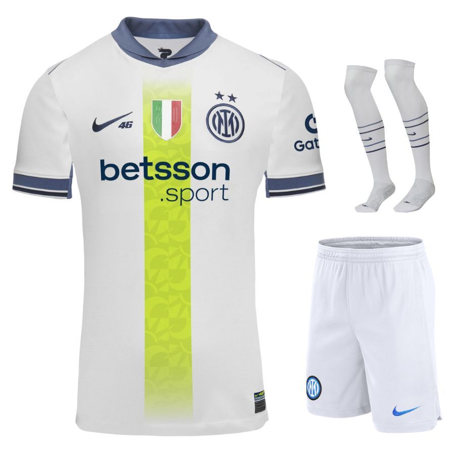 Inter Milan Away Kids' Kit Jersey 2024 2025 Special Edition VR46