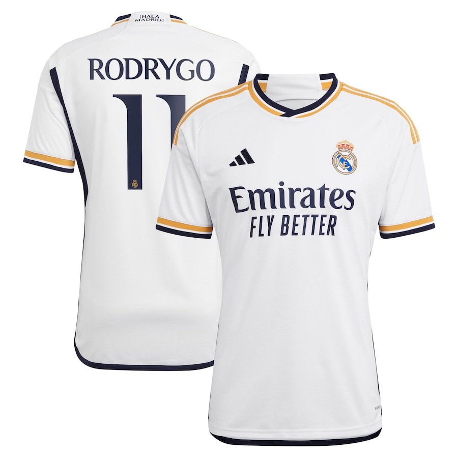 REAL MADRID HOME KIT KIT JERSEY 2023 2024 RODRYGO