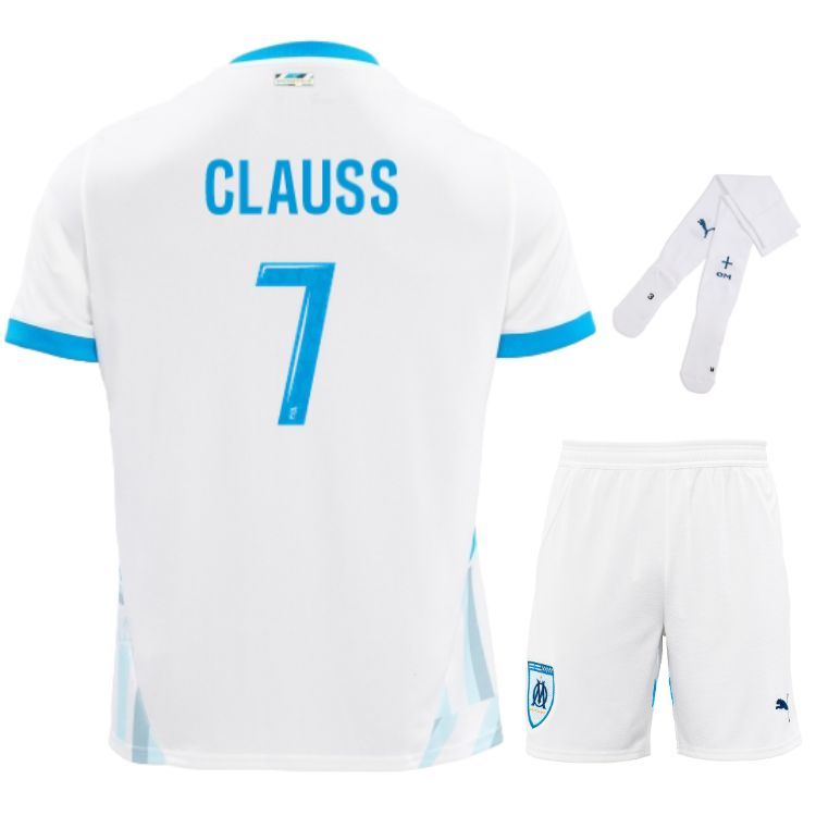 OM Home 2024 2025 Kids' Kit Jersey Clauss