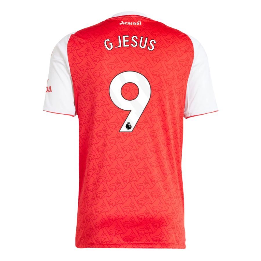 Arsenal 2025 2026 Home Kids Kit Jersey Jesus