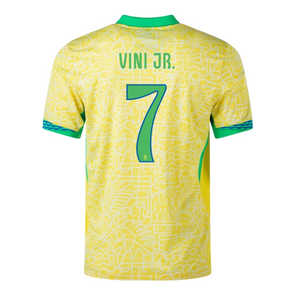Brazil Home Jersey 2024 2025 Vini JR