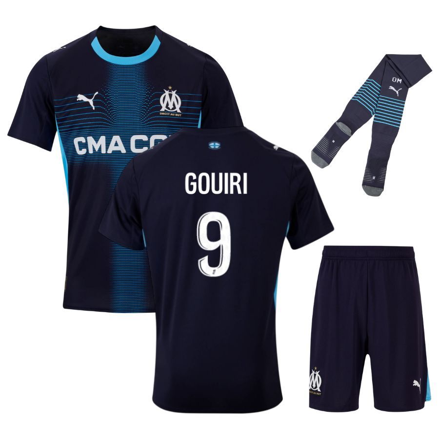 OM Away 2025 2026 Kids' Kit Jersey Gouiri